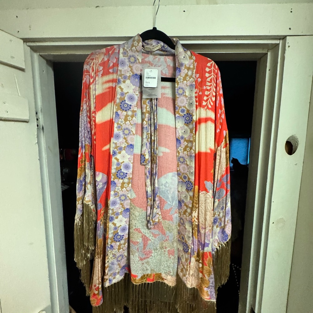 Spell Willow Tassle Kimono S/M BNWT